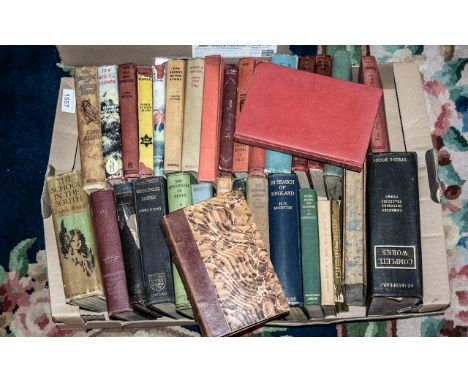 Box of Vintage Books, comprising Billy Bunter, De Moliere, Enid Blyton, etc.  Some antique.  Good collection for sorting.  