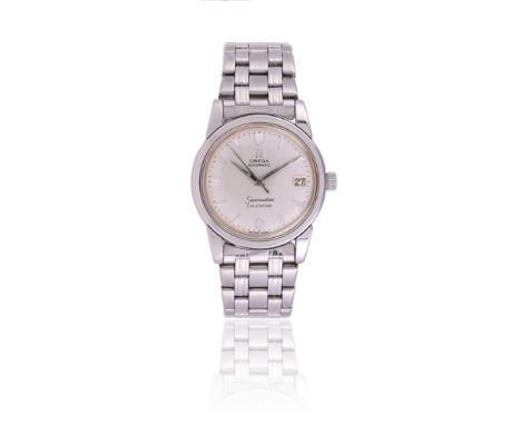 OMEGA, SEAMASTER, REF. 2849 A STAINLESS STEEL BRACELET WATCH WITH DATE, CIRCA 1960Movement: Cal. 503, automatic, 20 jewels Ca