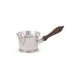 A GEORGE IV SILVER BRANDY PAN