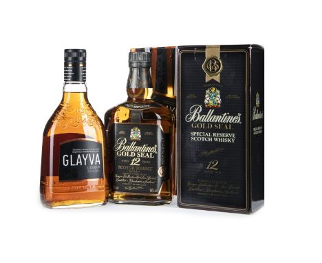 GLAYVA 50CL Scotch Whisky Liqueur 50cl, 35% volume, in carton. BALLANTINE'S GOLD SEAL 12 YEARS OLD Blended Scotch Whisky 700m