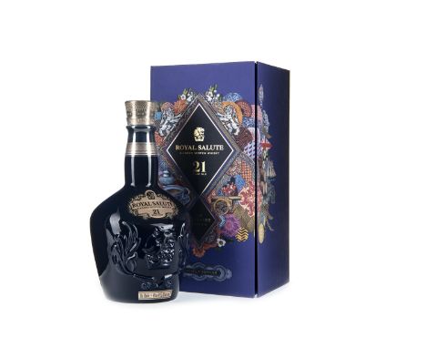 CHIVAS REGAL ROYAL SALUTE SAPPHIRE FLAGON 21 YEARS OLD SPECIAL EDITION Blended Scotch Whisky 70cl, 40% volume, in special edi