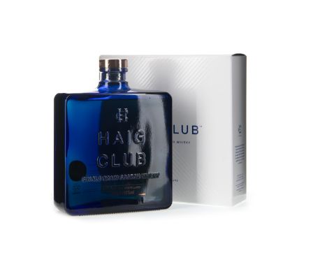 HAIG CLUB Single Grain Scotch Whisky 700ml, 40% volume, in carton.