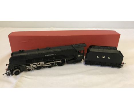 A boxed Hornby Duchess of Atholl OO gauge locomotive and tender. A 4-6-2 loco in black LMS livery, engine # 6231 