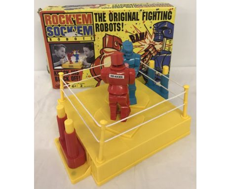 Mattel 'Rock 'Em Sock 'Em' fighting robots game. Boxed. 