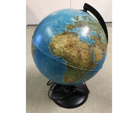 A modern  Tecnodidattica illuminated globe.  