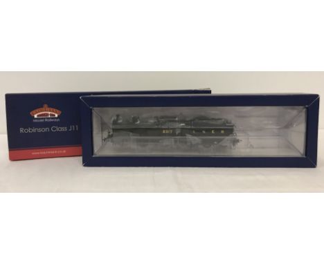 A boxed Bachmann Branch-Line Robinson Class J11 5317 LNER, black. In original interior packaging. 2 small tears to box front.