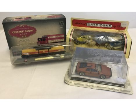 A collection of boxed die cast vehicles. Comprising Lledo Days Gone advertising gift set, Corgi Vintage Steam Sentinel Steam 