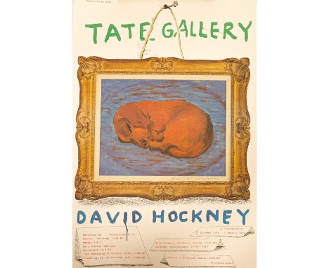 ARR David Hockney (born 1937)David Hockney: A Retrospective, 27 October 1988 - 8 January 1989'Tate Gallery Exhibition Posters