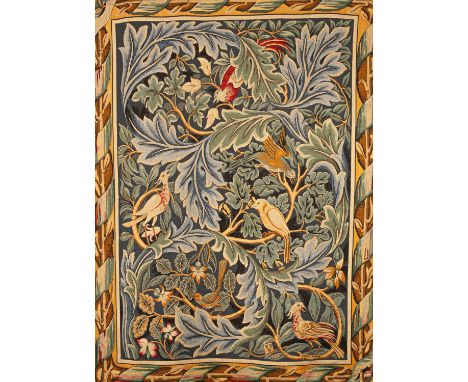 Point de Loiselles after William Morris (1834-1896) a large machine woven 'tapestry' wall hanging by Point de Loiselles of tw