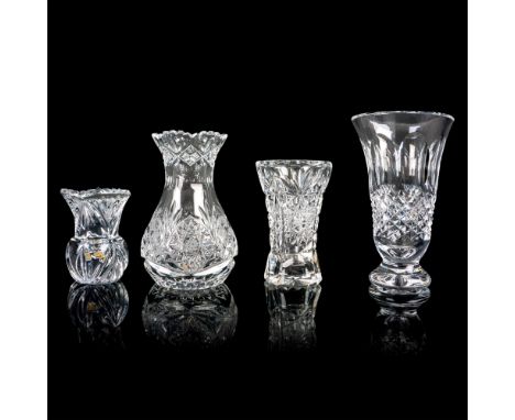 Includes two Echt Bleikristall Handgeschliffen German crystal pieces with factory stickers. Also includes vintage Waterford a