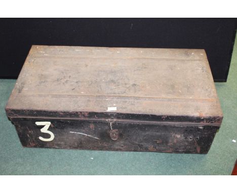 Collection of architects and designers drawings for windmills, farm wagons, etc. housed in a tin trunk (qty)