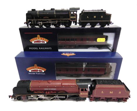 [OO GAUGE]. AN L.M.S. COLLECTION comprising a Mainline No.37056, L.M.S. Class 6P/7P Rebuilt Royal Scot 4-6-0 tender locomotiv