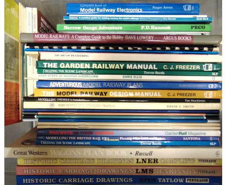 [BOOKS]. THIRTY-NINE WORKS OF MODEL RAILWAY INTEREST  including volumes of scale drawings.