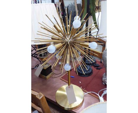 TABLE LAMP, vintage sputnik inspired design, 75cm H. 