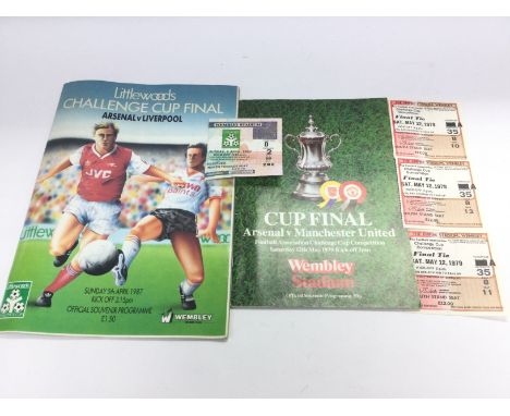 An extensive collection of 1970s and later football programmes and books, mainly Arsenal, including a signed Tottenham v Arse
