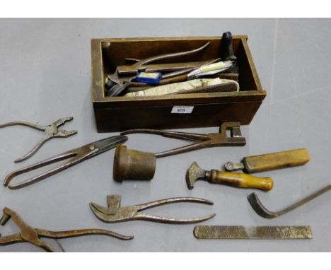 A collection of vintage tools