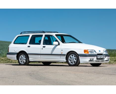 When did you last see one of these on the road?....Fabulous modern 'Blue Oval' classic in Diamond White over a Grey cloth 'Sh