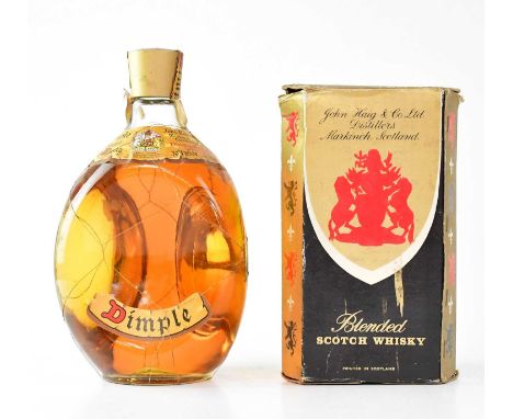 DIMPLE; a single bottle of Old Blended Scotch whisky and a smaller boxed example (2).
