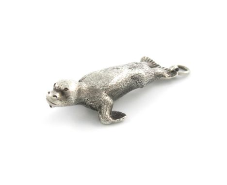 A rare Victorian novelty silver pencil, marked MacMichael for James MacMichael, South Audley Street, London W1`, probably mad