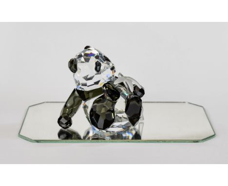 Swarovski SCS Collectors Society Members Only Cut Crystal Annual Edition Companion Crystal Panda Cub 2008 only. To go with An