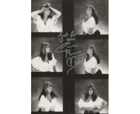 007 Bond girl. The Spy Who Loved Me actress Caroline Munro signed 8x12 modelling photo. All autographs come with a Certificat