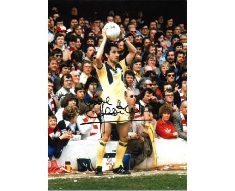 Ossie Ardiles Tottenham Signed 16 x 12 inch football photo. All autographs come with a Certificate of Authenticity. We combin