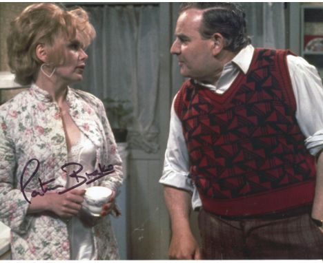 Porridge 8x10 comedy photo signed by actress Patricia Brake who played Ronnie Barker's daughter in the series. All autographs