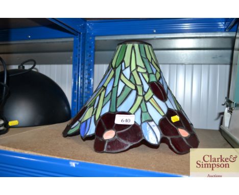 A Tiffany style light shade