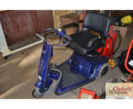 A Superlite mobility scooter - lacking key and charger - sold as seen