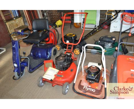An Atco Stoic rotary mower with Briggs &amp; Stratton engine
