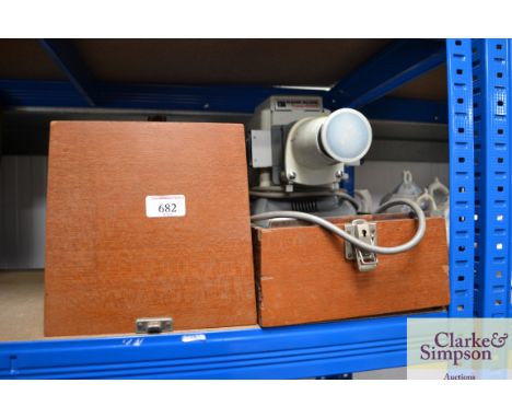 A Rank Aldis projector in fitted case (sold as collectors item)