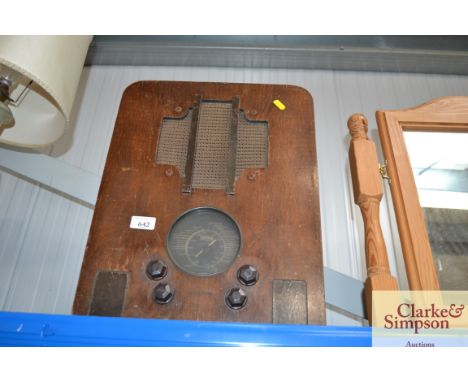 A vintage Lissen radio 