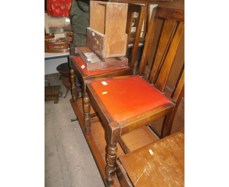 tile top table + 2 chairs etc