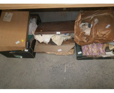 large selection of vintage clothes and bags etc