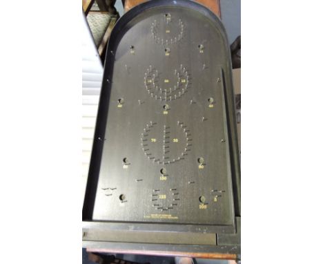 A House of Marbles beech bagatelle board.