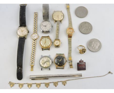 A quantity of gentleman's and ladies wristwatches including Timex and Seconda. (qty)