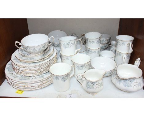 SECTIONS 5 & 6. A large Royal Albert silver maple dinner, tea and coffee service.