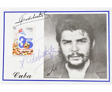 FIDEL CASTRO; a Cuban first day cover for the 35th anniversary of the Young Communist League (UJC) in 1997, signed.Condition 