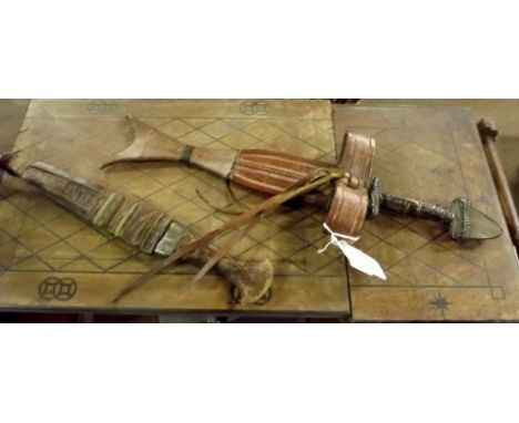 Sudanese army dagger and 19th. C. Sudanese dagger.