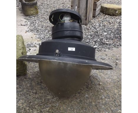 Large 1930's Industrial lamp. 