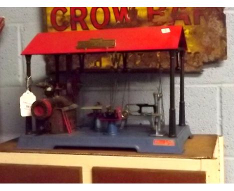 Model of steam WILESCO WERKSTATT mill engine. 