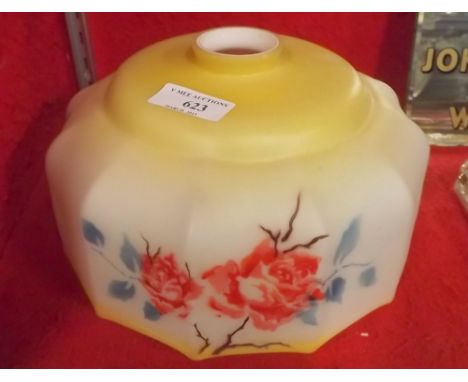 Art Deco hanging lamp shade. 