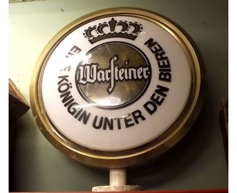 German WACFTEINER BEER light up sign.