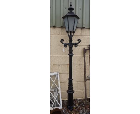 Cast iron standard street lamp. 