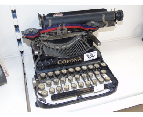 VINTAGE CORONA CORRESPONDANTS' TYPEWRITER