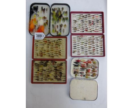 4 CASES OF VINTAGE FISHING FLIES