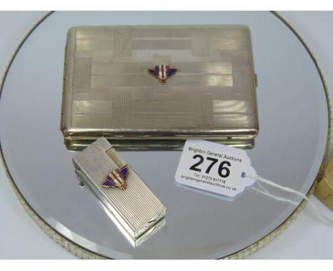 FRENCH LMB CIGARETTE LIGHTER & CIGARETTE CASE