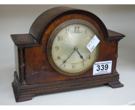 FRENCH MANTLE CLOCK BY RETAILER- CAMERER CUSS