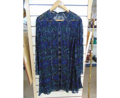 VINTAGE SEQUINNED EVENING JACKET