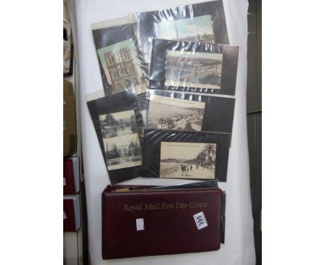 ALBUM OF VINTAGE POSTCARDS